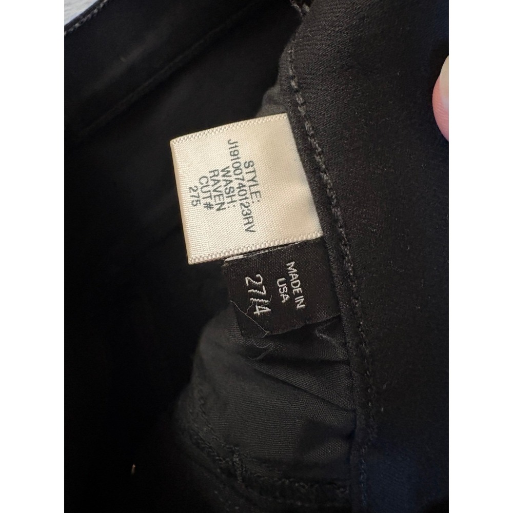Veronica Beard Carolyn Baby Boot Jeans Size 27 In  Black - Picture 7 of 9